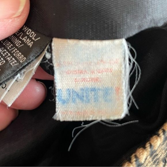 Vintage Liz Claiborne Collection Womens Size 10 Houndstooth Wool Blazer/Jacket - Picture 13 of 16